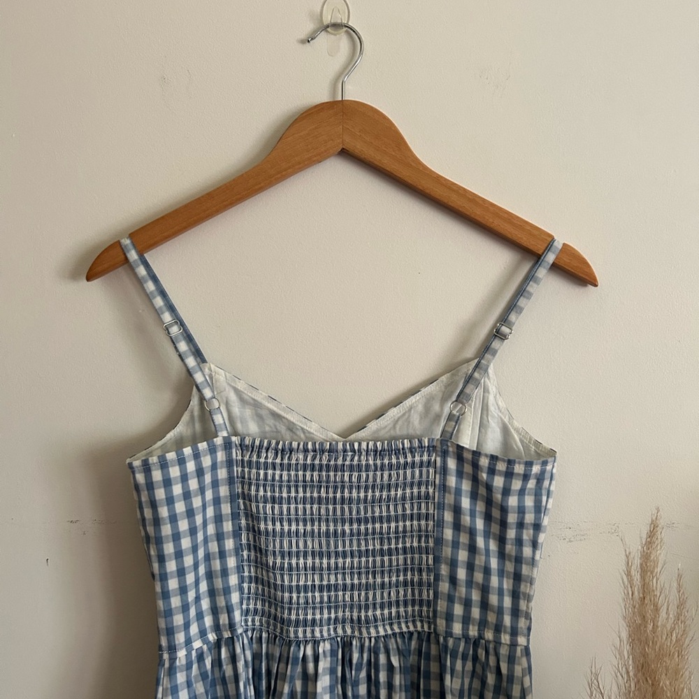 Gap Blue Gingham Spaghetti Strap Maxi Dress - Women - Picture 9 of 11